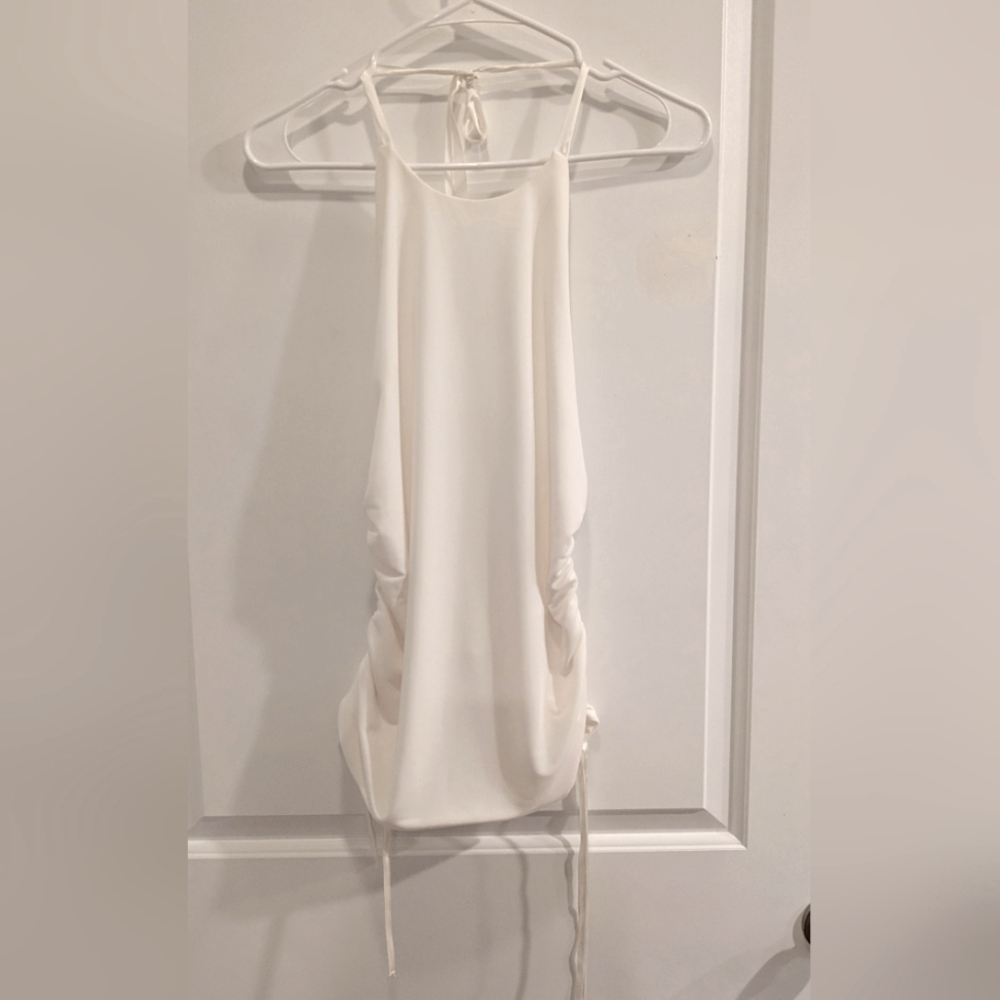 Mistress Rocks White Halter Top - Picture 2 of 8